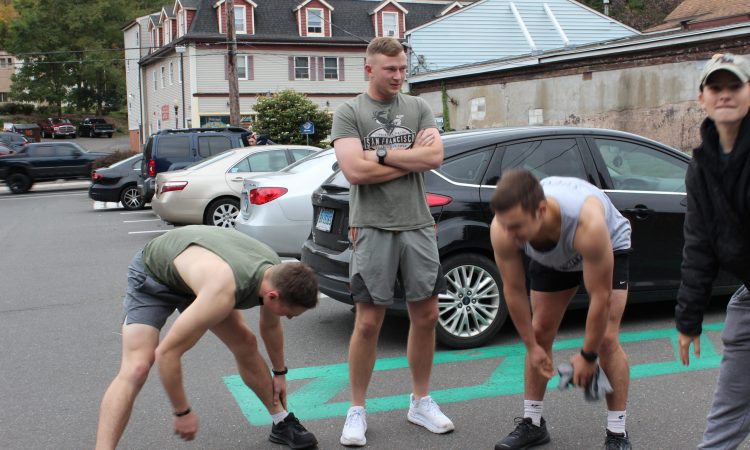 Stretching after running 10 miles